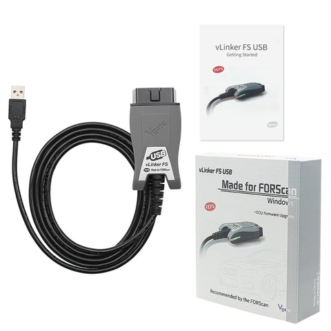 Strumento diagnostico per auto Vgate Vlinker FS ELM327 USB OBD2, Vlinker FS