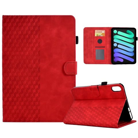 Per iPad mini 6 Custodia Smart Tablet in pelle goffrata rombo, For iPad mini 6 / mini 2024, For iPad mini 6