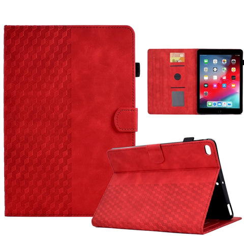 Per iPad 9.7 2017/2018/Air/Air 2 Custodia Smart Tablet in pelle goffrata rombo, For iPad 9.7 2017 / 2018 / Air / Air 2