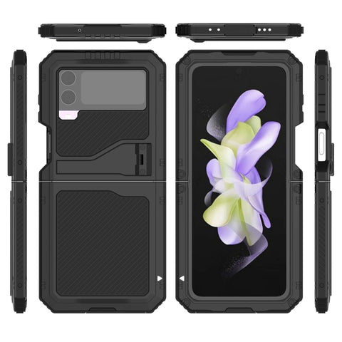 Per Samsung Galaxy Z Flip4 RedPepper 360 Custodia per telefono impermeabile robusta in metallo per tutto il corpo, For Samsung Galaxy Z Flip4
