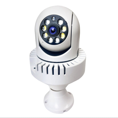 Télécaméra WiFi avec lampe pour alarme de fumée DP36 1080P, prise en charge de la vision nocturne IR/réflexion du mouvement/voix bidirectionnelle, DP36