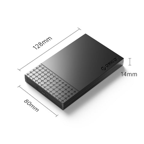ORICO ORICO-2526C3-V1 Support pour disque dur USB 3.0 de USB-A à Type-C de 2,5 pouces Support d'archives externe, Type-C