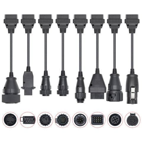 Cavo di conversione diagnostico OBD2 per strumento automatico TCS per camion 8 in 1, 8 in 1 Truck Conversion Cable