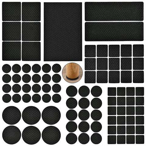 Set di cuscinetti per gambe per mobili antiscivolo autoadesivi in EVA 95 in 1, 93PCS/Set