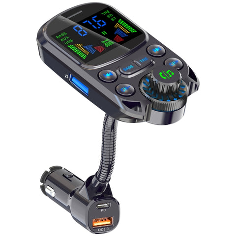 Lettore MP3 Bluetooth 5.3 con Trasmettitore FM per Auto - BC86 con