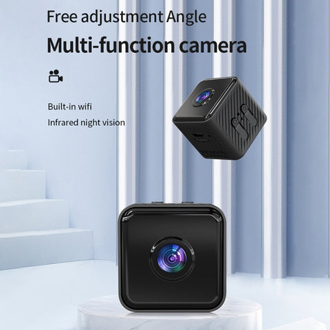 X2 Smart HD Mini caméra WiFi prend en charge la vision nocturne, la lecture du mouvement et la fiche TF, X2