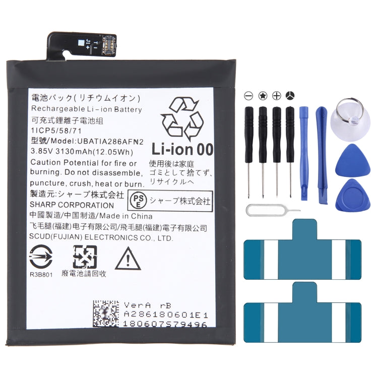 For Sharp AQUOS R2 zero 1 SH-03K Battery Replacement UBATIA286AFN2, For INFOCIS veken M680 M535 HE306, For Sharp R1, For Sharp Aquos S3 FS8032          ...