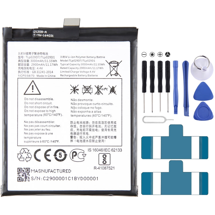 300mAh Battery Replacement, For Alcatel JOY TAB 2 9032Z, For Alcatel Joy Tab 9029Z, For Alcatel One Touch Pixi 3 Tab 7.0 LTE 4G                         ...