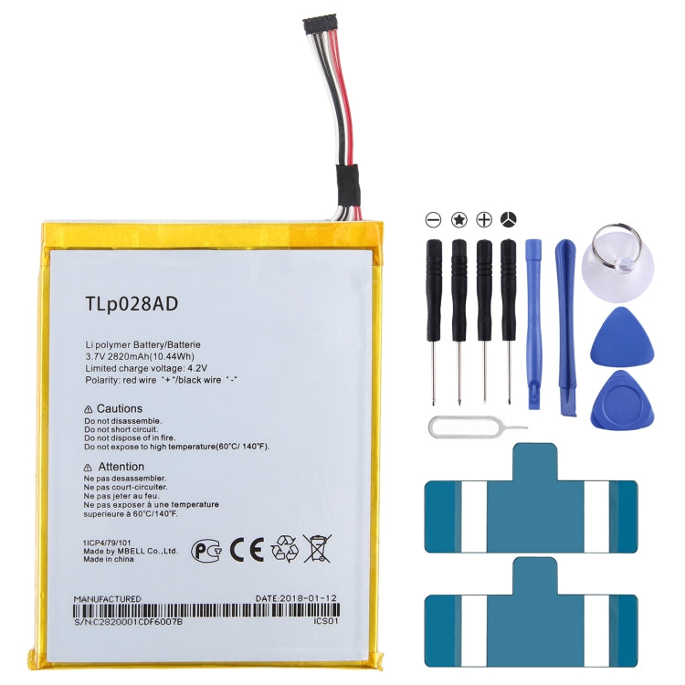 300mAh Battery Replacement, For Alcatel JOY TAB 2 9032Z, For Alcatel Joy Tab 9029Z, For Alcatel One Touch Pixi 3 Tab 7.0 LTE 4G                         ...