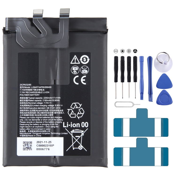 For ZTE Nubia RedMagic 6 NX669J 5050mAh Battery Replacement Li3945T44P8h906455, For ZTE Nubia RedMagic 6 NX669J, For ZTE Nubia RedMagic 7 / 6 Pro / 6s P...