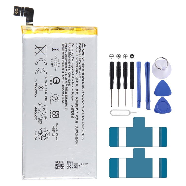 For Google Pixel 4a 4G 3080mAh Battery Replacement G025J-B, For Google Pixel 6a 5G, For Google Pixel 4 XL, For Google Pixel 5 XL, For Google Pixel 4    ...
