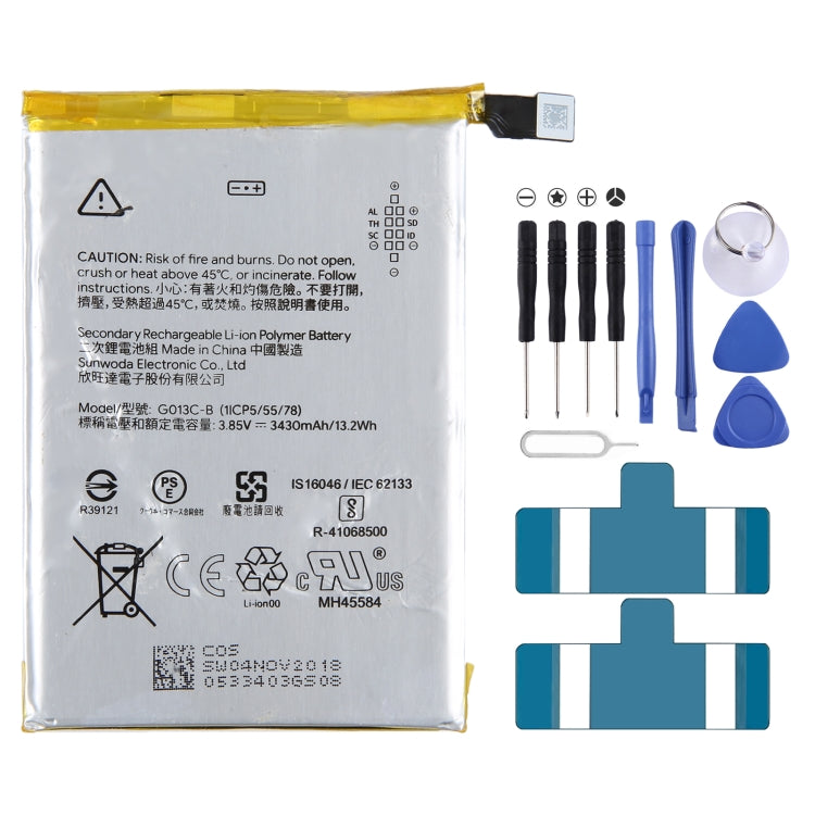 For Google Pixel 4a 4G 3080mAh Battery Replacement G025J-B, For Google Pixel 6a 5G, For Google Pixel 4 XL, For Google Pixel 5 XL, For Google Pixel 4    ...