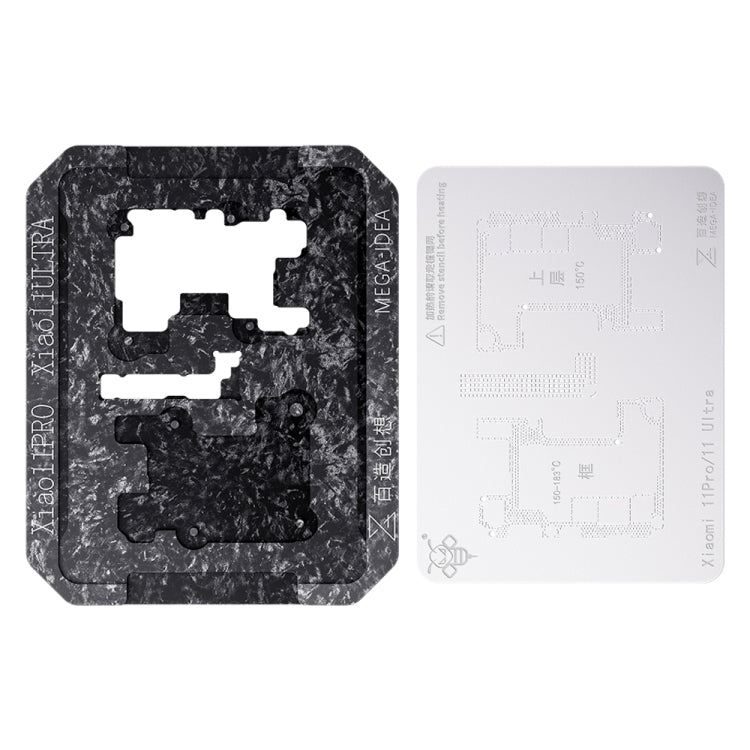Qianli Mega-idea Multi-functional Middle Frame Positioning BGA Reballing Platform, For Huawei Mate 40 Pro, For Asus ROG Phone 6 Pro / 6, For Xiaomi 12 P...