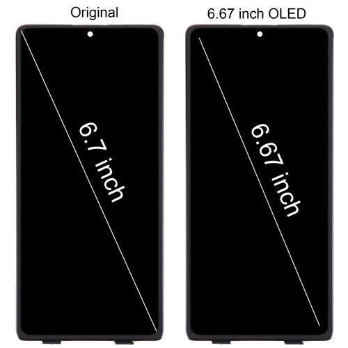 6.67 Inch OLED LCD Screen Assembly for Galaxy S10 Lite &