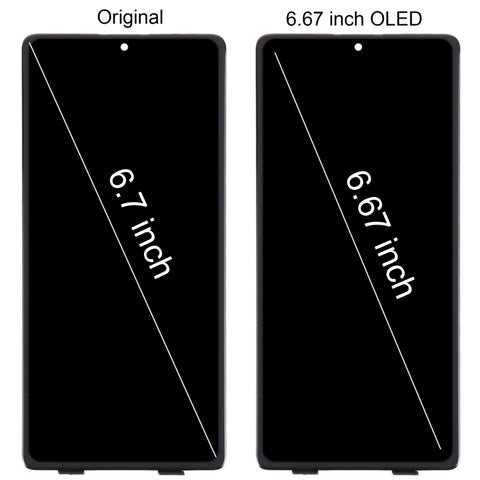 Schermo LCD OLED Completo per Samsung Galaxy S10 Lite, A71 5G, Note10