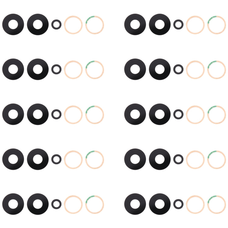 10pcs Back Camera Lens for Xiaomi Redmi & Poco Models