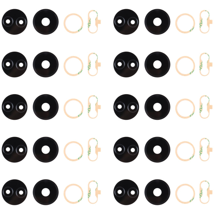 10pcs Back Camera Lens for Xiaomi Redmi & Poco Models