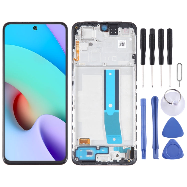 OLED Material LCD Screen For Digitizer Full Assembly with Frame, For Xiaomi Redmi Note 11 4G, For Xiaomi Poco M4 Pro 4G, For Xiaomi Redmi Note 11S 4G   ...