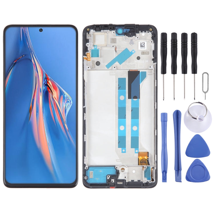 OLED Material LCD Screen For Digitizer Full Assembly with Frame, For Xiaomi Redmi Note 11 4G, For Xiaomi Poco M4 Pro 4G, For Xiaomi Redmi Note 11S 4G   ...