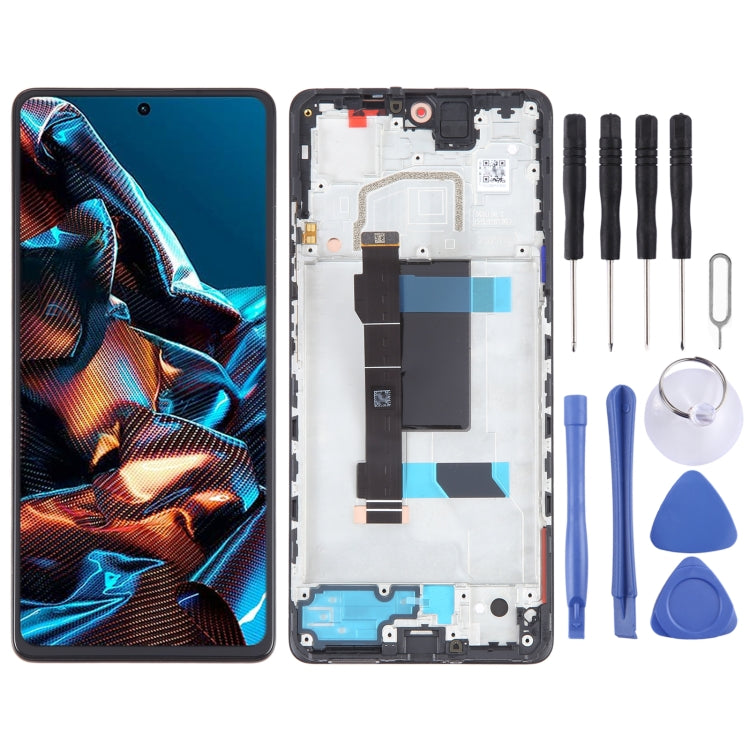 OLED Material LCD Screen For Digitizer Full Assembly with Frame, For Xiaomi Redmi Note 11 4G, For Xiaomi Poco M4 Pro 4G, For Xiaomi Redmi Note 11S 4G   ...