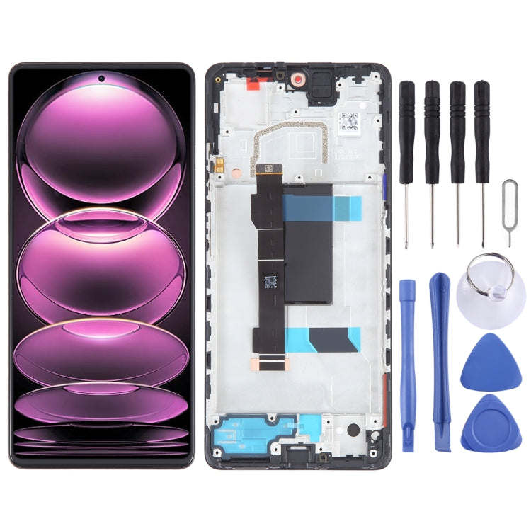 OLED Material LCD Screen For Digitizer Full Assembly with Frame, For Xiaomi Redmi Note 11 4G, For Xiaomi Poco M4 Pro 4G, For Xiaomi Redmi Note 11S 4G   ...