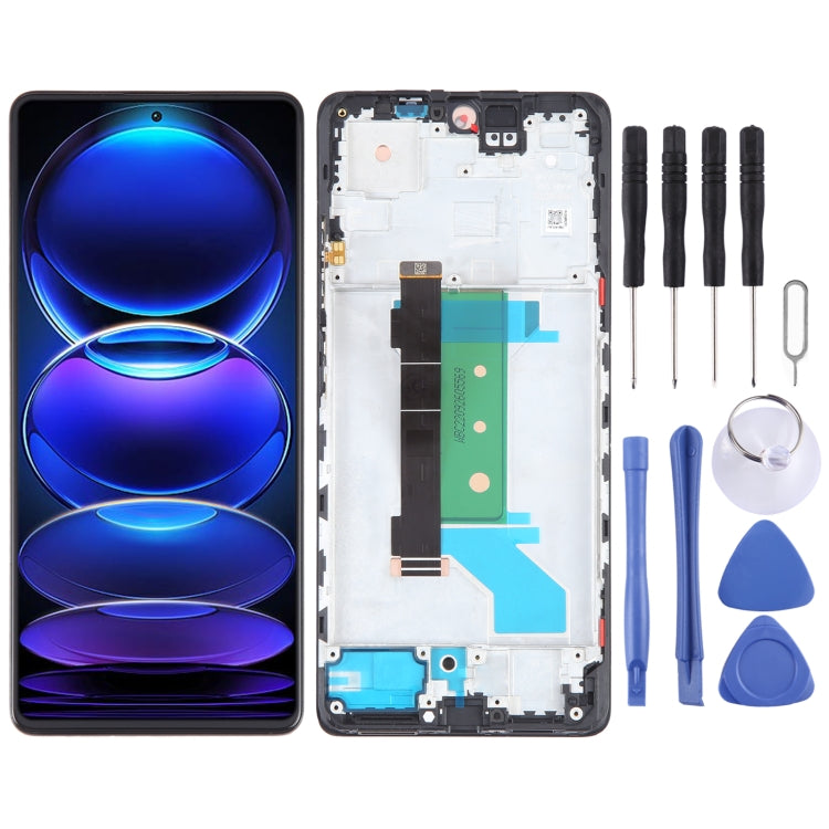 OLED Material LCD Screen For Digitizer Full Assembly with Frame, For Xiaomi Redmi Note 11 4G, For Xiaomi Poco M4 Pro 4G, For Xiaomi Redmi Note 11S 4G   ...