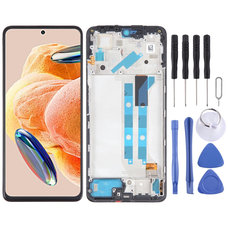 OLED Material LCD Screen For Digitizer Full Assembly with Frame, For Xiaomi Redmi Note 11 4G, For Xiaomi Poco M4 Pro 4G, For Xiaomi Redmi Note 11S 4G   ...