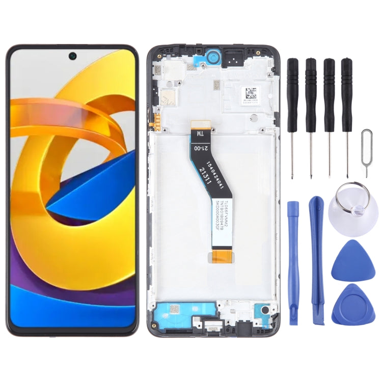 OLED Material LCD Screen For Digitizer Full Assembly with Frame, For Xiaomi Redmi Note 11 4G, For Xiaomi Poco M4 Pro 4G, For Xiaomi Redmi Note 11S 4G   ...