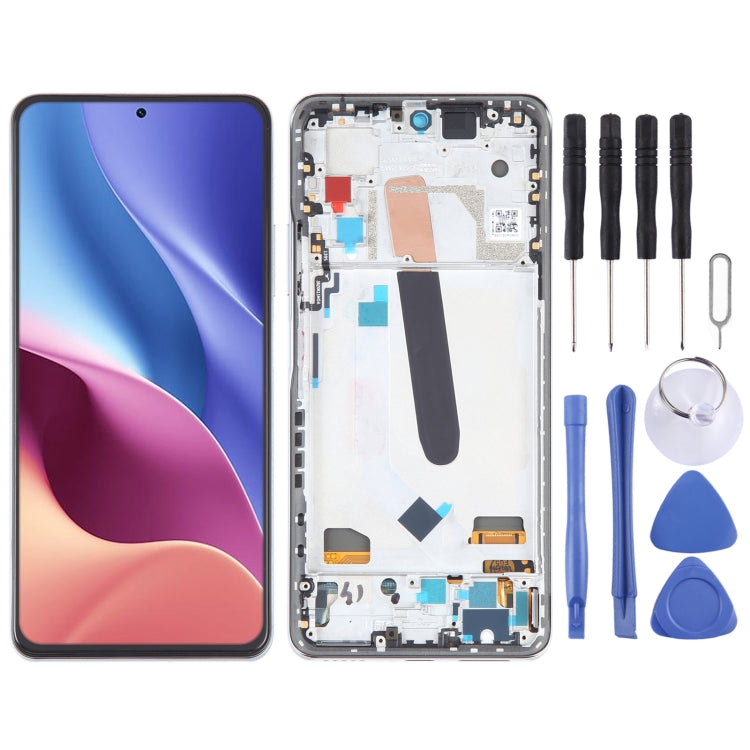 LCD Screen For Digitizer Full Assembly with Frame, For Xiaomi Mi 11i, For Xiaomi 11X, For Xiaomi 11X Pro, For Xiaomi Poco F3, For Xiaomi Redmi K40      ...