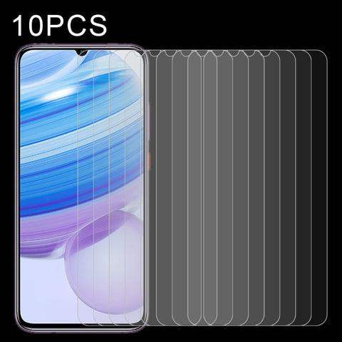 Per Xiaomi Redmi 10X 4G 10 PZ Pellicola in vetro temperato trasparente a metà schermo, For Xiaomi Redmi 10X 4G (10 PCS)