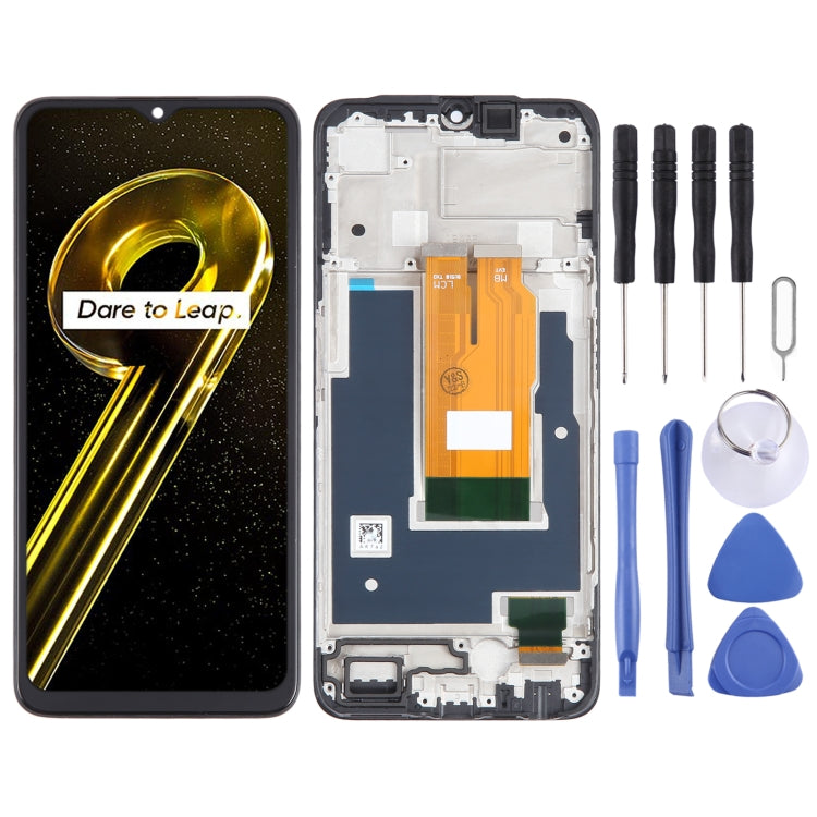 OEM LCD Screen Digitizer Full Assembly with Frame, For Realme C53 India RMX3762, For Realme V30, For Realme C33 2023 RMX3627, For Realme 10T            ...