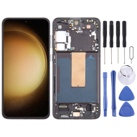Schermo LCD OLED per assemblaggio completo di digitalizzatore con cornice, For Samsung Galaxy A73 5G SM-A736B, For Samsung Galaxy S23+ 5G SM-S916B, For Samsung Galaxy S22 Ultra 5G SM-S908B (EU Version), For Samsung Galaxy S21+ 5G SM-G996B��������������...
