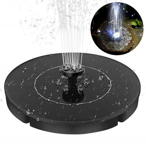 Pompe de fontaine solaire à LED