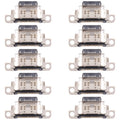 10 PCS Charging Port Connector, For Samsung Galaxy Quantum 2 SM-A826, For Samsung Galaxy S21 FE 5G SM-G990B, For Samsung Galaxy M12 SM-M127F            ...