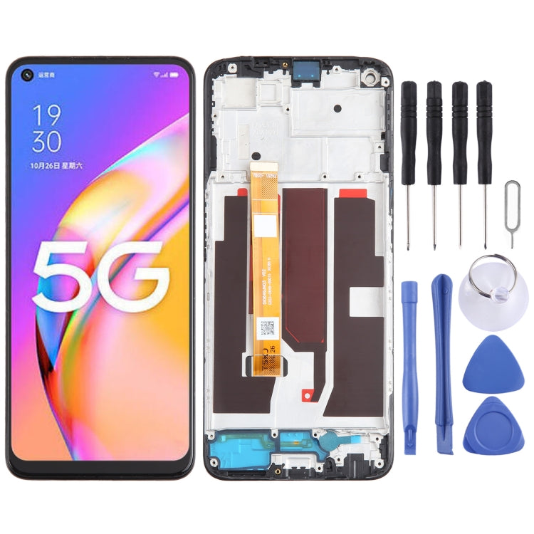 OEM LCD Screen Digitizer Full Assembly with Frame, For OPPO  A96 4G, For OPPO A36 4G, For OPPO A56 5G, For OPPO A11s, For OPPO A55s 5G, For OPPO K9s    ...