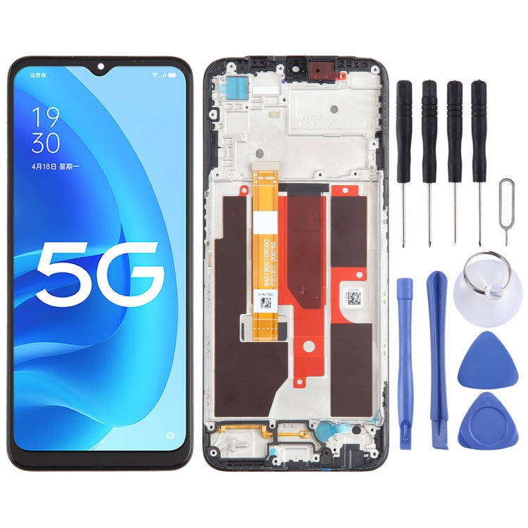 OEM LCD Screen Digitizer Full Assembly with Frame, For OPPO  A96 4G, For OPPO A36 4G, For OPPO A56 5G, For OPPO A11s, For OPPO A55s 5G, For OPPO K9s    ...