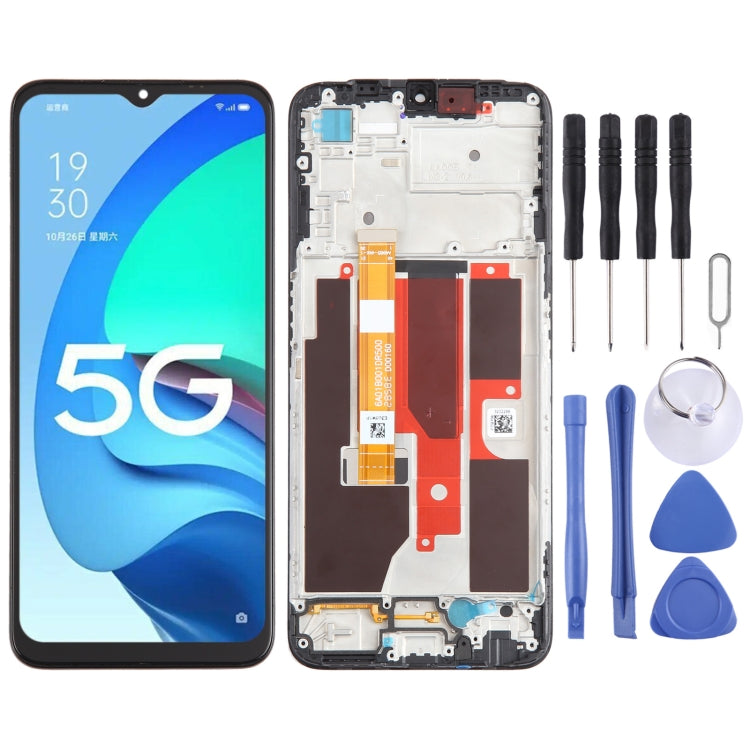 OEM LCD Screen Digitizer Full Assembly with Frame, For OPPO  A96 4G, For OPPO A36 4G, For OPPO A56 5G, For OPPO A11s, For OPPO A55s 5G, For OPPO K9s    ...