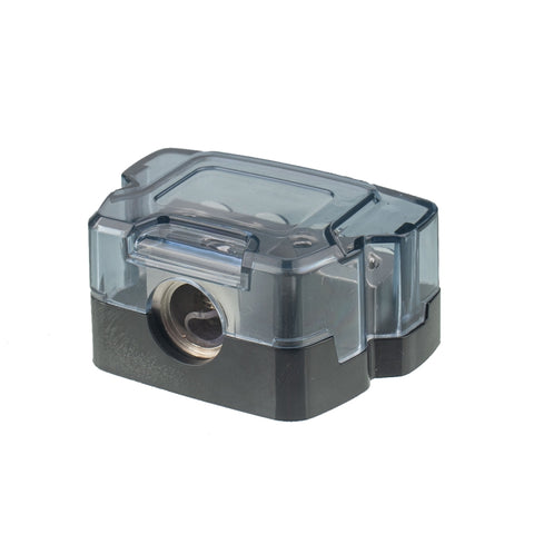 Blocco di distribuzione splitter per cavo di alimentazione/terra per amplificatore audio stereo per auto a 4 vie 4GA, 4-Way