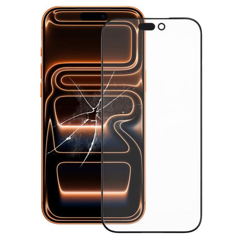 Lente in vetro per schermo anteriore con adesivo OCA per iPhone 16 e