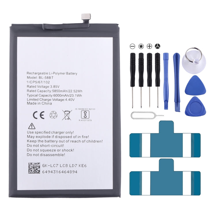 Battery Replacement, For Tecno Camon 17 Pro / Camon 18P, For Tecno Pova 2 LE7, For Tecno Camon 17 CG6 CG7, For Tecno Spark 7 / Spark 7T                 ...