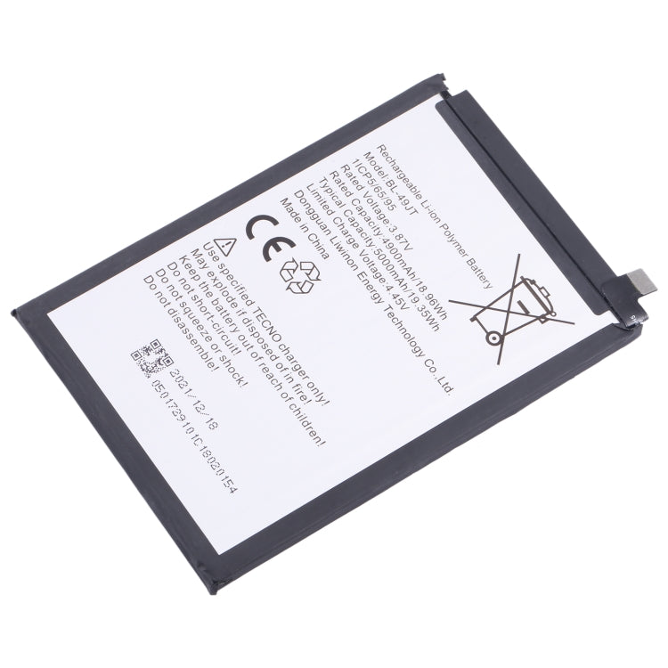 Battery Replacement, For Tecno Camon 17 Pro / Camon 18P, For Tecno Pova 2 LE7, For Tecno Camon 17 CG6 CG7, For Tecno Spark 7 / Spark 7T                 ...