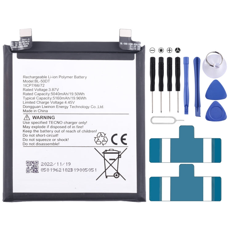 Battery Replacement, For Tecno Camon 17 Pro / Camon 18P, For Tecno Pova 2 LE7, For Tecno Camon 17 CG6 CG7, For Tecno Spark 7 / Spark 7T                 ...
