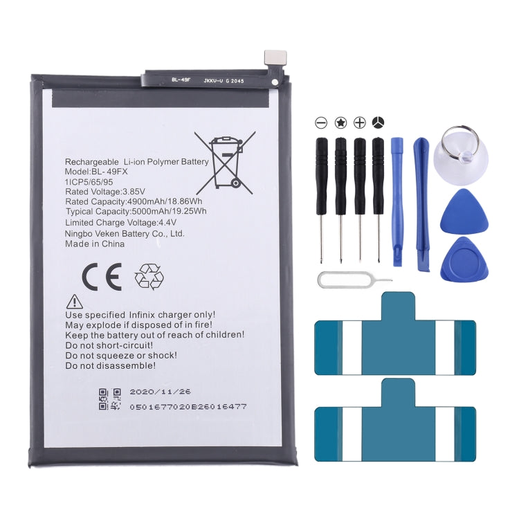 Battery Replacement, For Infinix Note 30 Pro, For Infinix Hot 12 / Hot 20S, For Infinix Zeno X / X6811 / X6810, For Infinix Note 7 / Note 10 / Hot 11S  ...