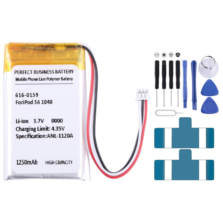 Battery Replacement, For iPod Nano 3 3G/Generation 3TH, For iPod Vied 30GB, For iPod Mini 4GB Generation, For iPod 3 3G 3rd Generation A1040            ...