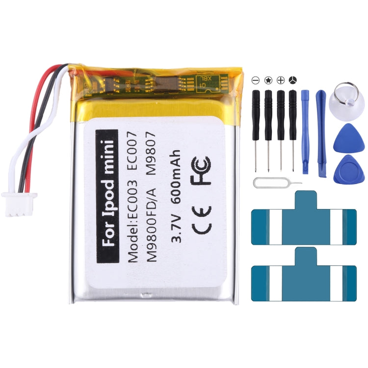Battery Replacement, For iPod Nano 3 3G/Generation 3TH, For iPod Vied 30GB, For iPod Mini 4GB Generation, For iPod 3 3G 3rd Generation A1040            ...