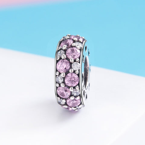 Accessori per collana braccialetto fai-da-te con ciondolo in argento sterling S925 con battito cardiaco