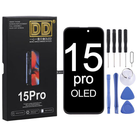 Schermo LCD OLED DD con digitalizzatore per iPhone 12, 13, 14 e 15 -