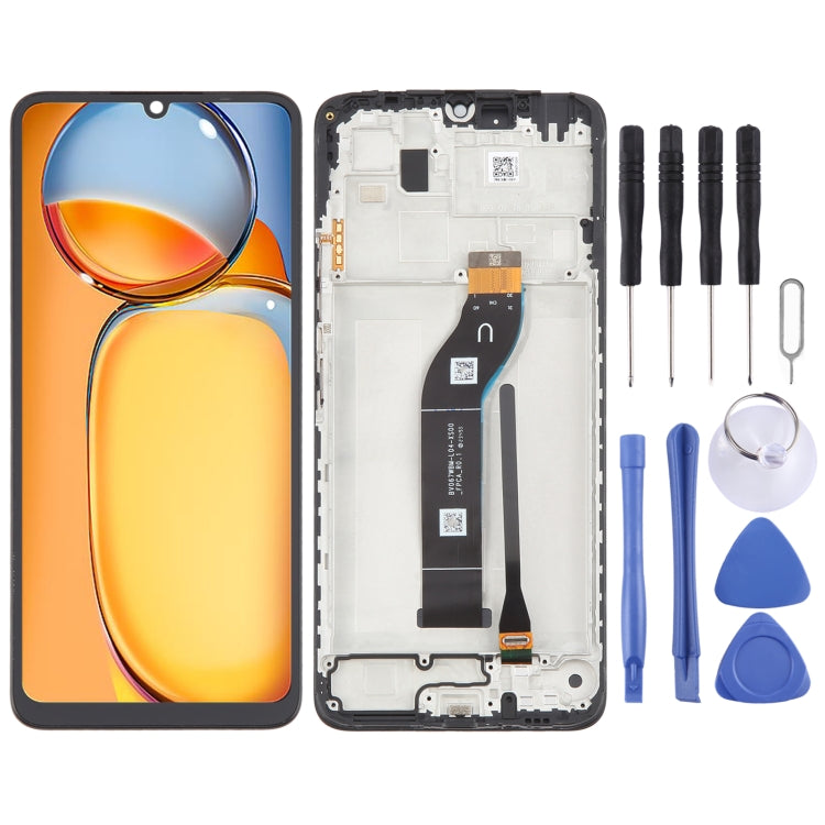 Original IPS Material LCD Screen Digitizer Full Assembly with Frame, For Xiaomi Poco C61, For Xiaomi Redmi A3, For Xiaomi Poco M6 5G                    ...