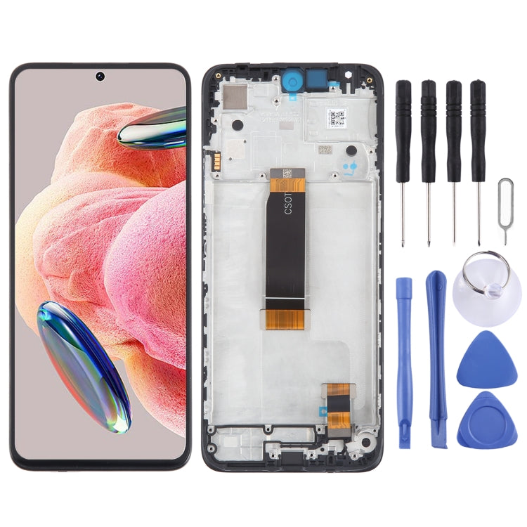 Original IPS Material LCD Screen Digitizer Full Assembly with Frame, For Xiaomi Poco C61, For Xiaomi Redmi A3, For Xiaomi Poco M6 5G                    ...