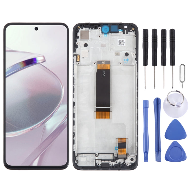 Original IPS Material LCD Screen Digitizer Full Assembly with Frame, For Xiaomi Poco C61, For Xiaomi Redmi A3, For Xiaomi Poco M6 5G                    ...